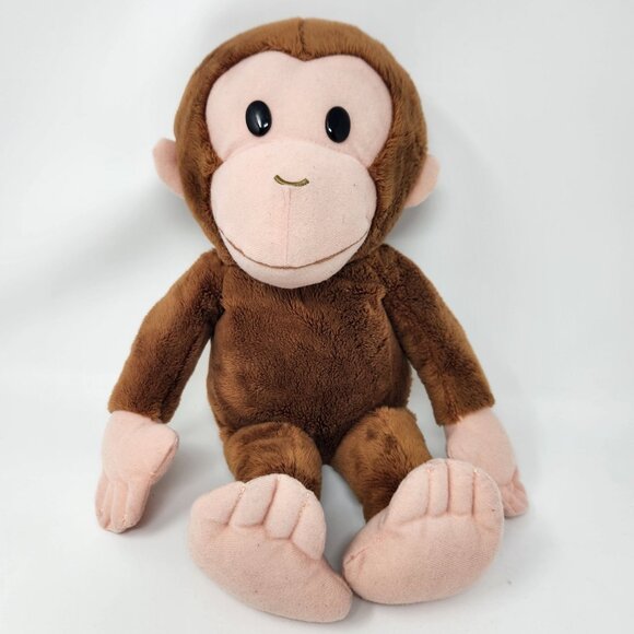 Curious George Plush Stuffed Animal 14" Brown Monkey Toy Doll By Kids Preferred - Picture 1 of 8